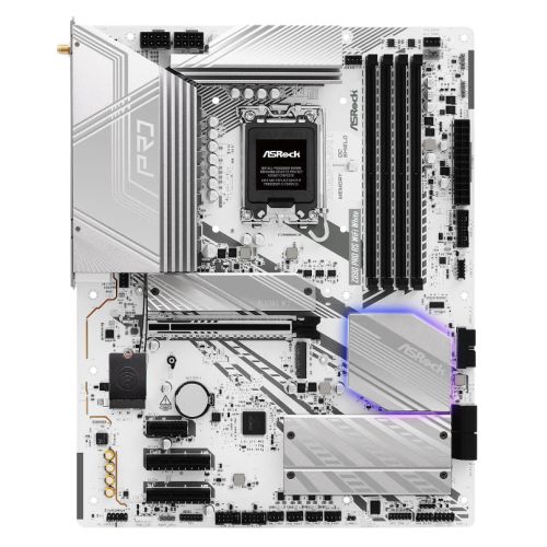 ASRock Z890 PRO RS WiFi WHITE ATX Motherboard LGA1851 DDR5 PCIe 5.0 ASRock Z890 PRO RS WiFi WHITE ATX Motherboard LGA1851 DDR5 PCIe 5.0